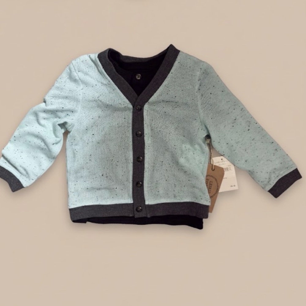 Kids Light Blue Cardigan